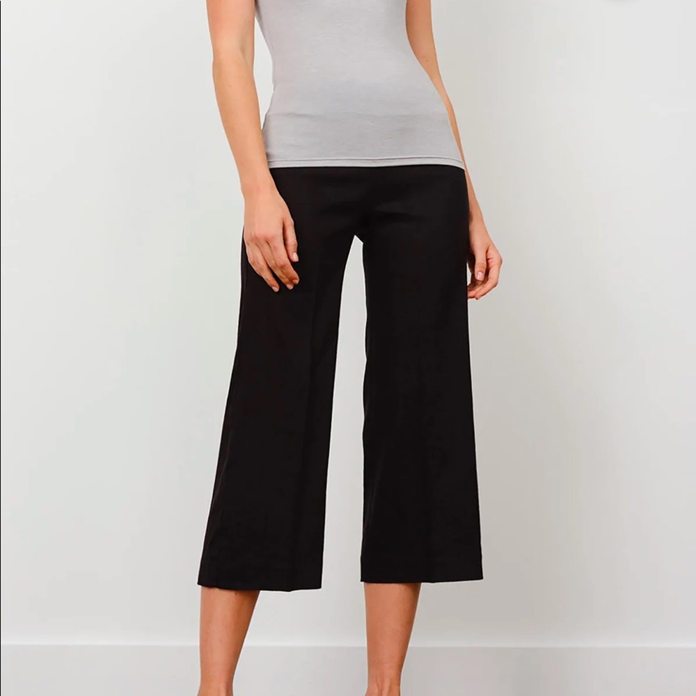 Avenue Montaigne Pull-On Wide-Leg Cropped Pants Size 00
